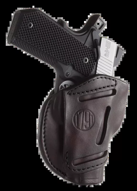 1791 Gunleather 3-way Leather Ambidextrous Belt Loop 1911 3-4 Holster 3WH1SBRA