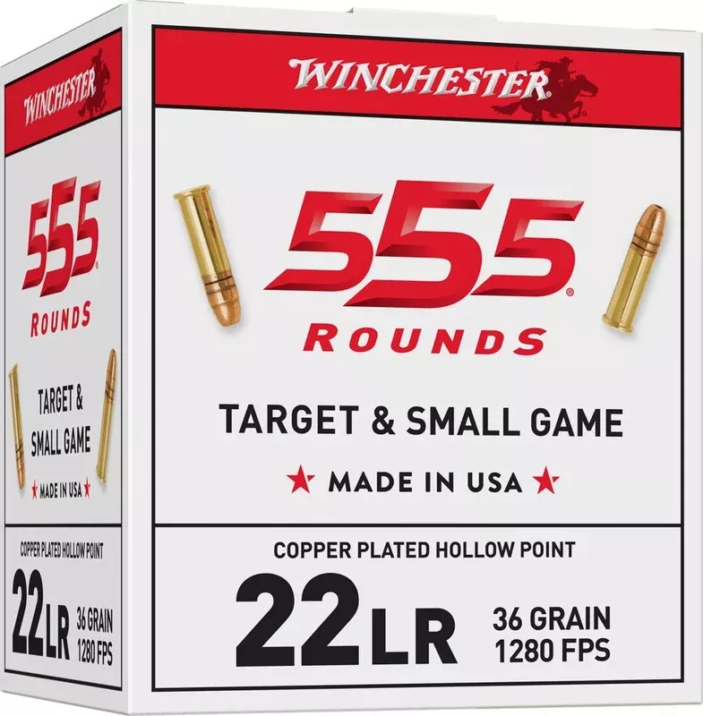 .22 Long Rifle Ammunition | 36 Grain | Box of 555