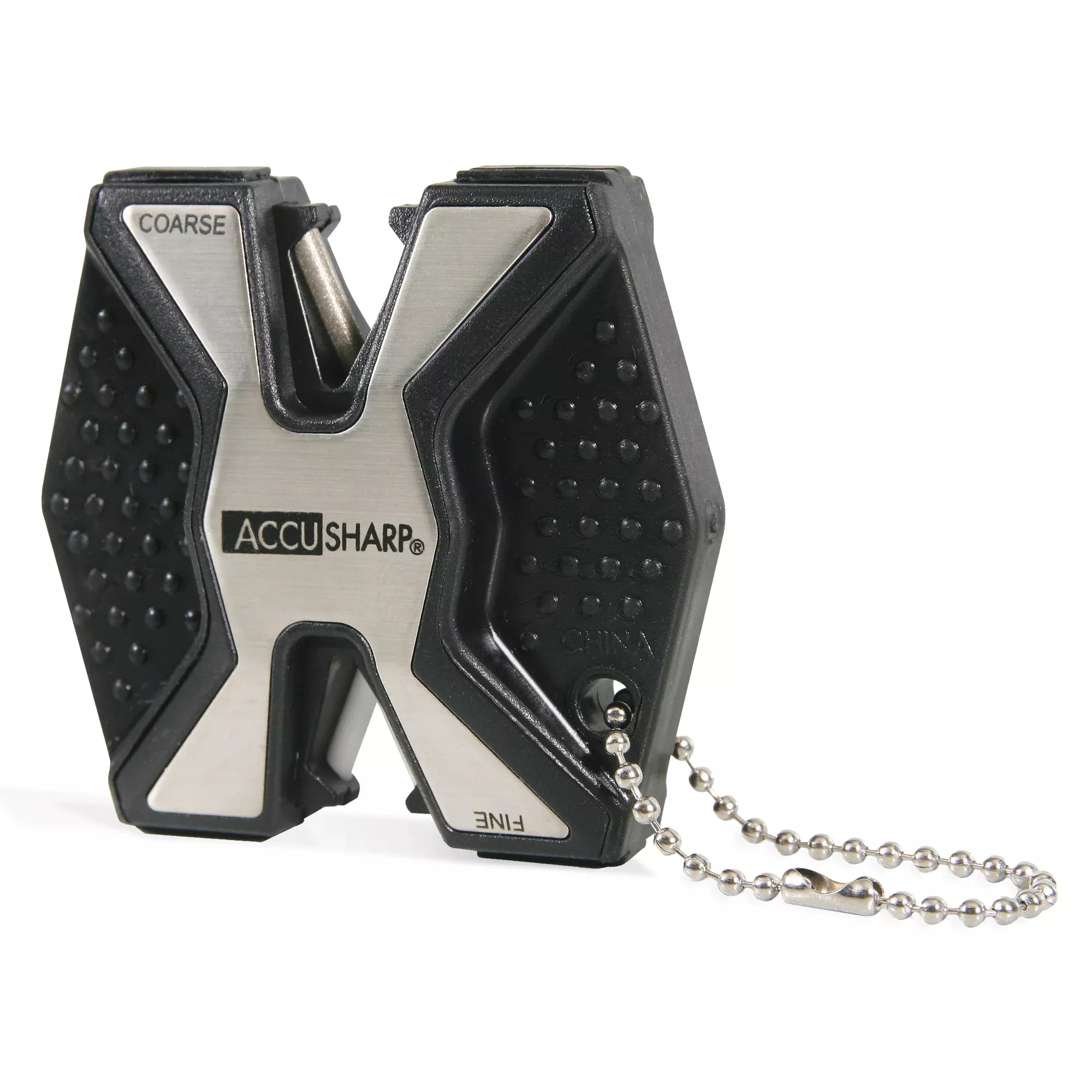 AccuSharp Diamond Pro Two Step Knife Sharpener – Coarse & Fine Diamond Stages