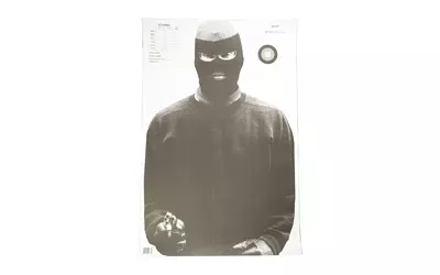 Action Target Vital Anatomy Target – Black 100-Pack