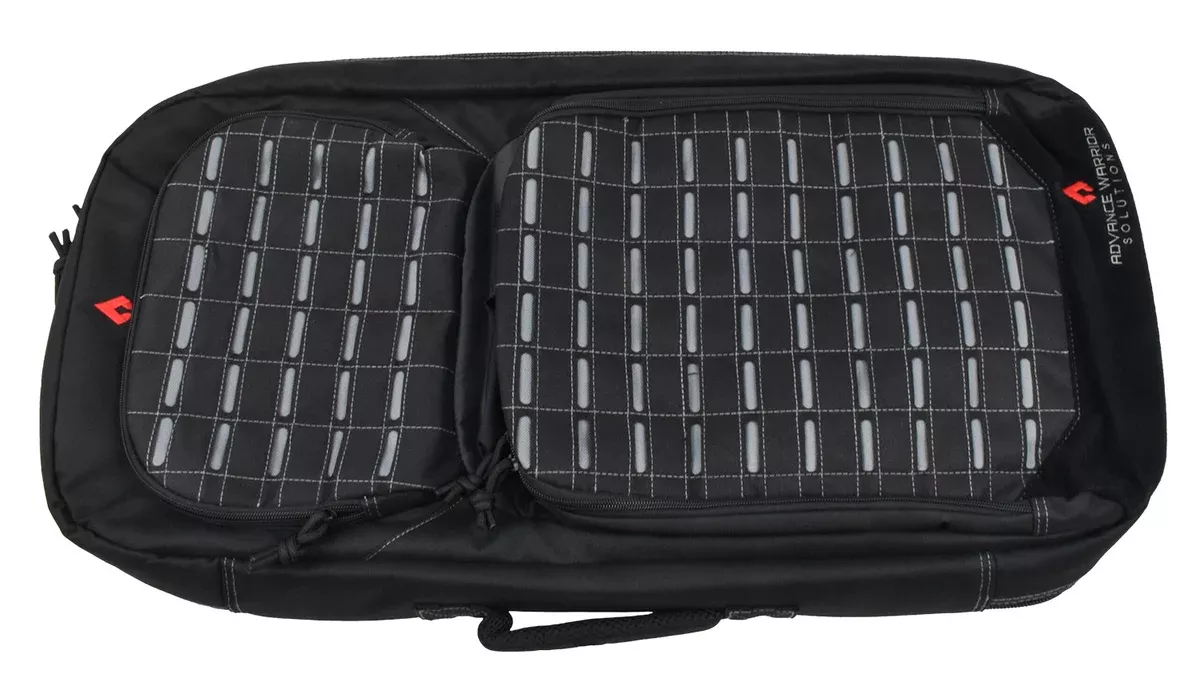 Advance Warrior Solutions FR28RBPBL/GR Frame28" L Backpack with Side Handle, Black Polyester for Tactical Rifle, Molle Front