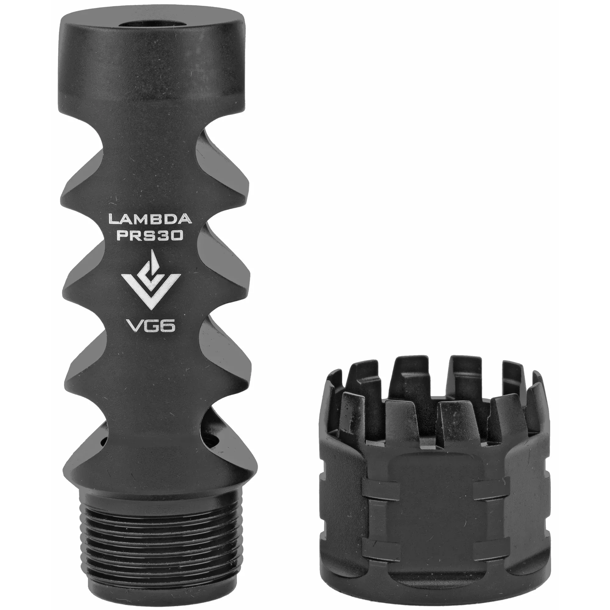 Aero Precision VG6 LAMBDA PRS30 Muzzle Brake 5/8x24 – .308/7.62 Precision Rifles