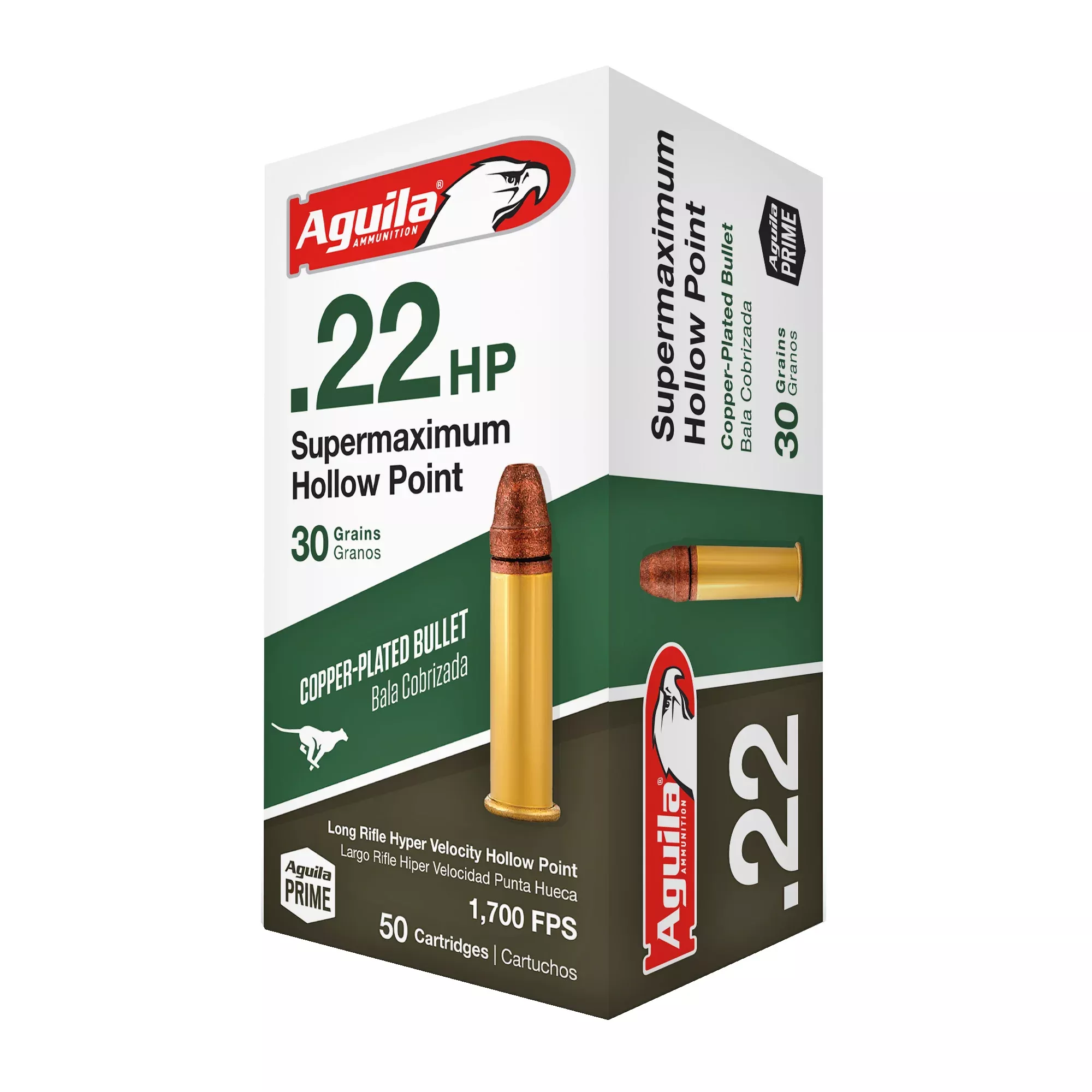 Aguila .22 LR 30gr Hollow Point Super Maximum – 50 Rounds