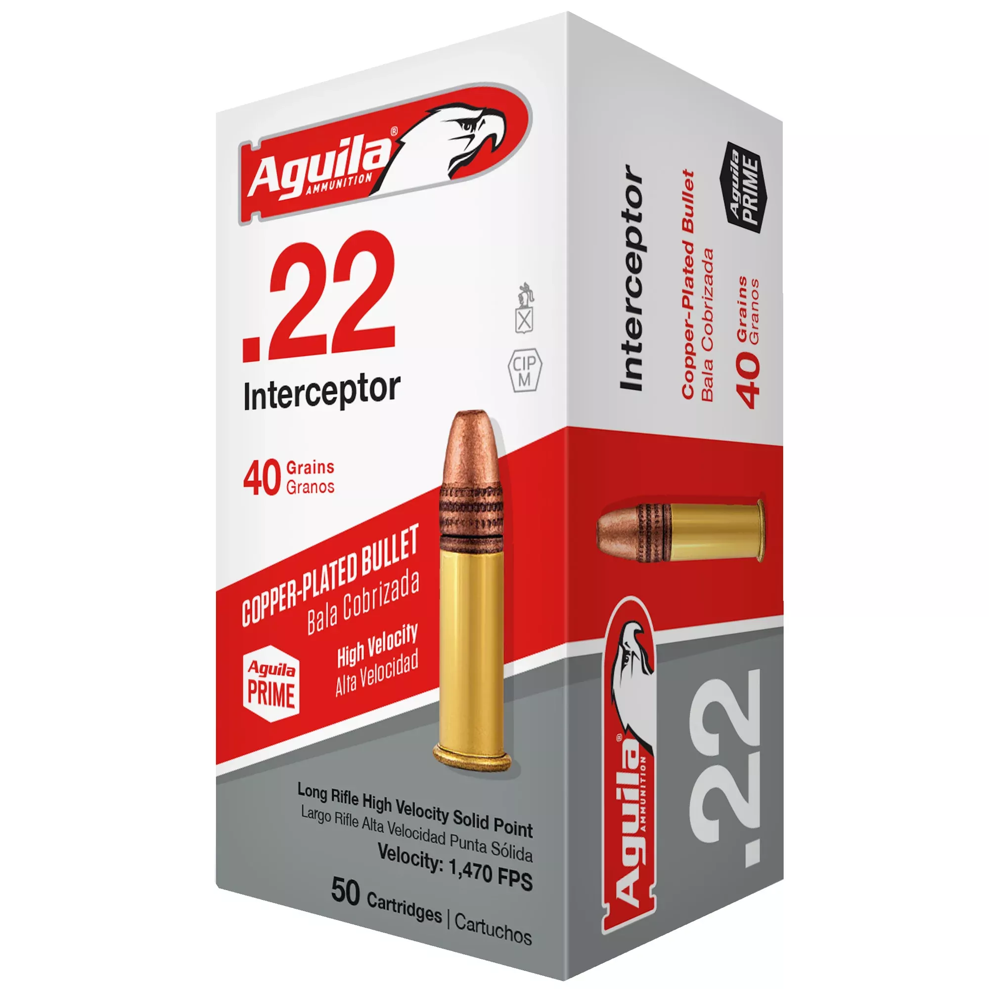 Aguila .22 LR 40gr Interceptor – 50 Rounds