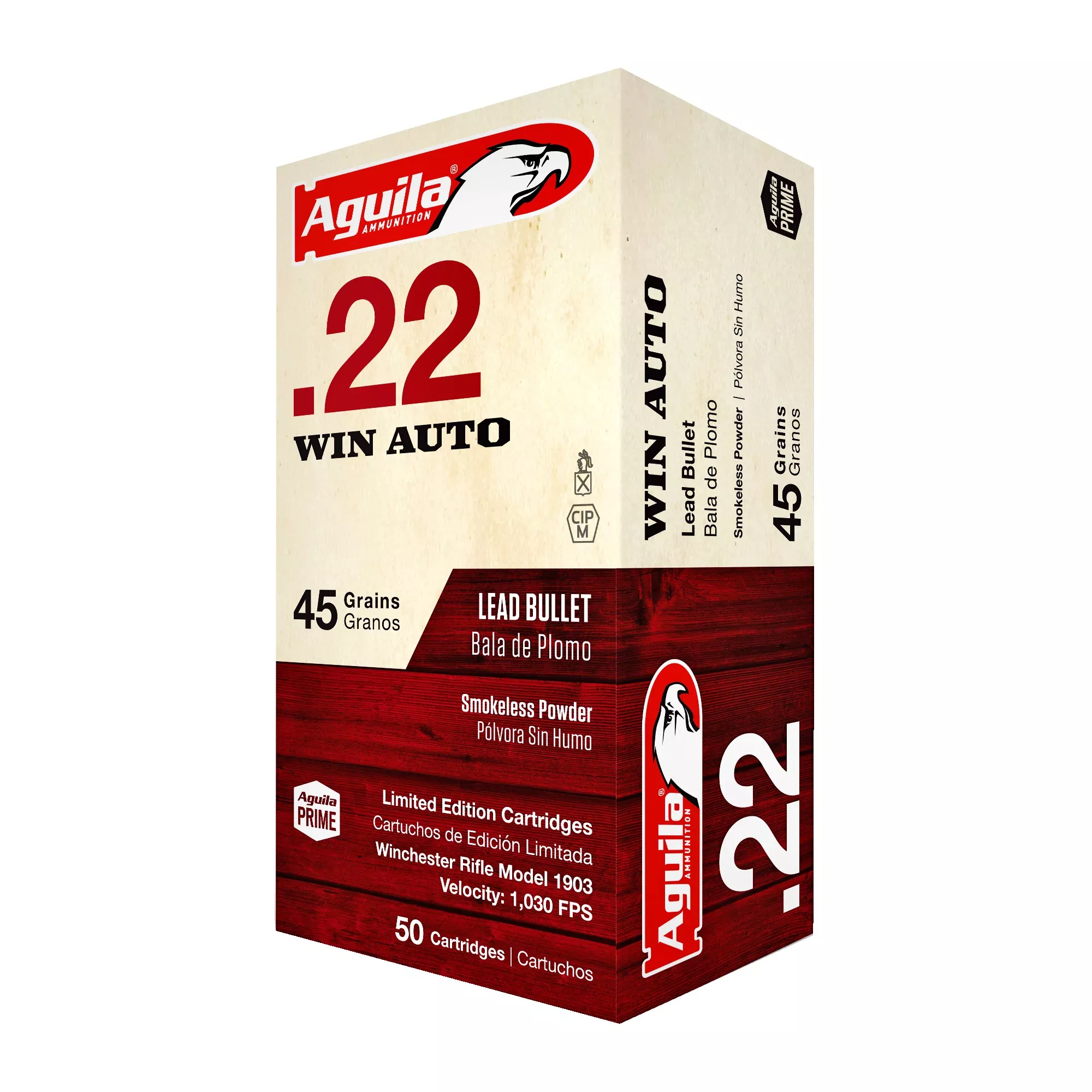 Aguila .22 Winchester Automatic 45gr Lead Round Nose – 50 Rounds