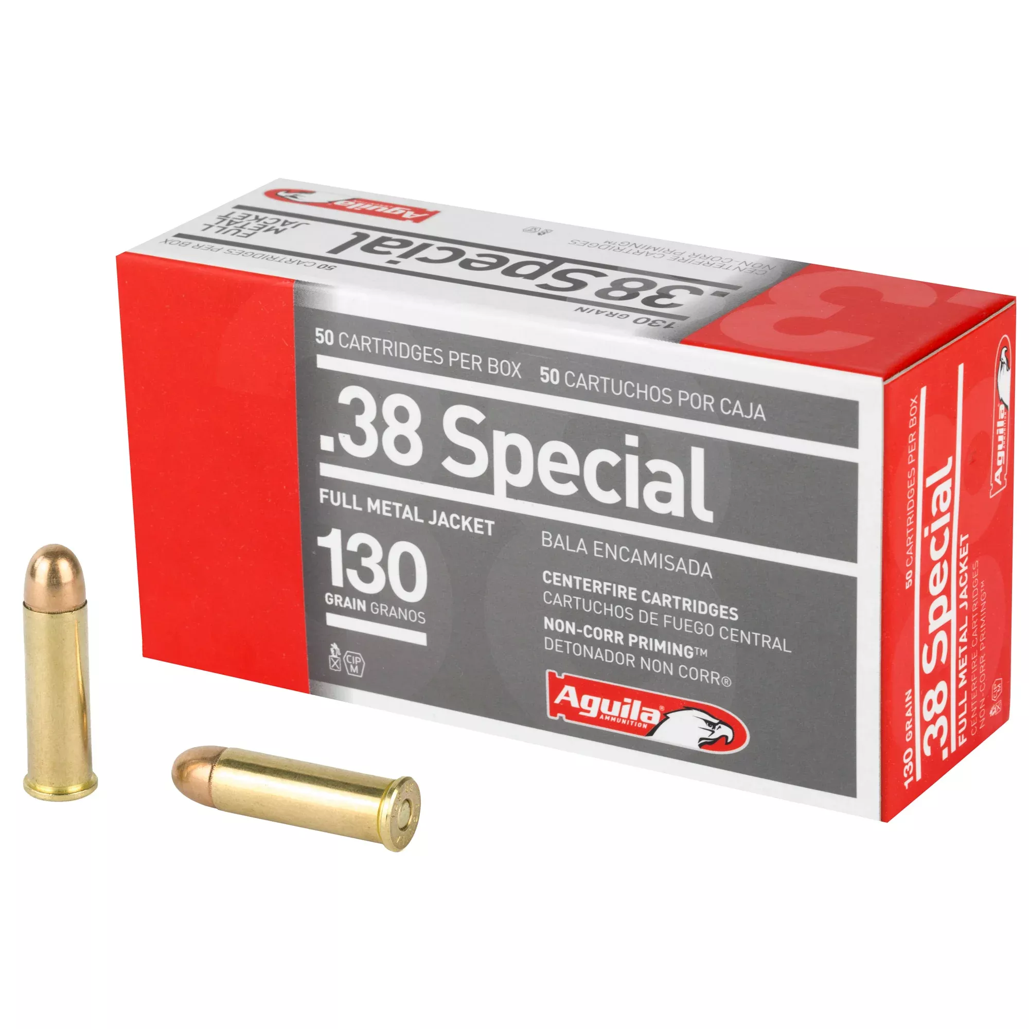 Aguila 38 Special 130gr FMJ – 50 Rounds