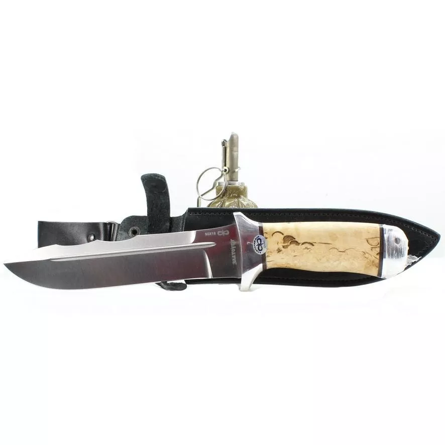 AIR Zlatoust Knife Shere Khan Leather