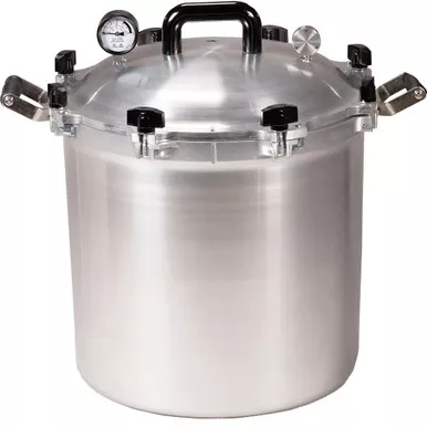 All American 941 Canner Pressure Cooker, 41.5 Quart Capacity, Silver