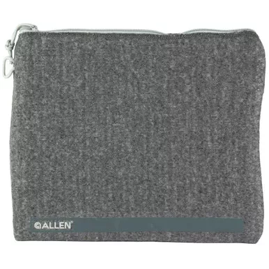 Allen Pistol Pouch 9" x 11" Lockable Zipper Gray