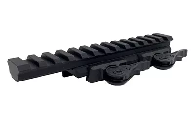 American Defense Mfg. 1700-XLR Riser with Titanium Lever – Extended Height Optic Mount