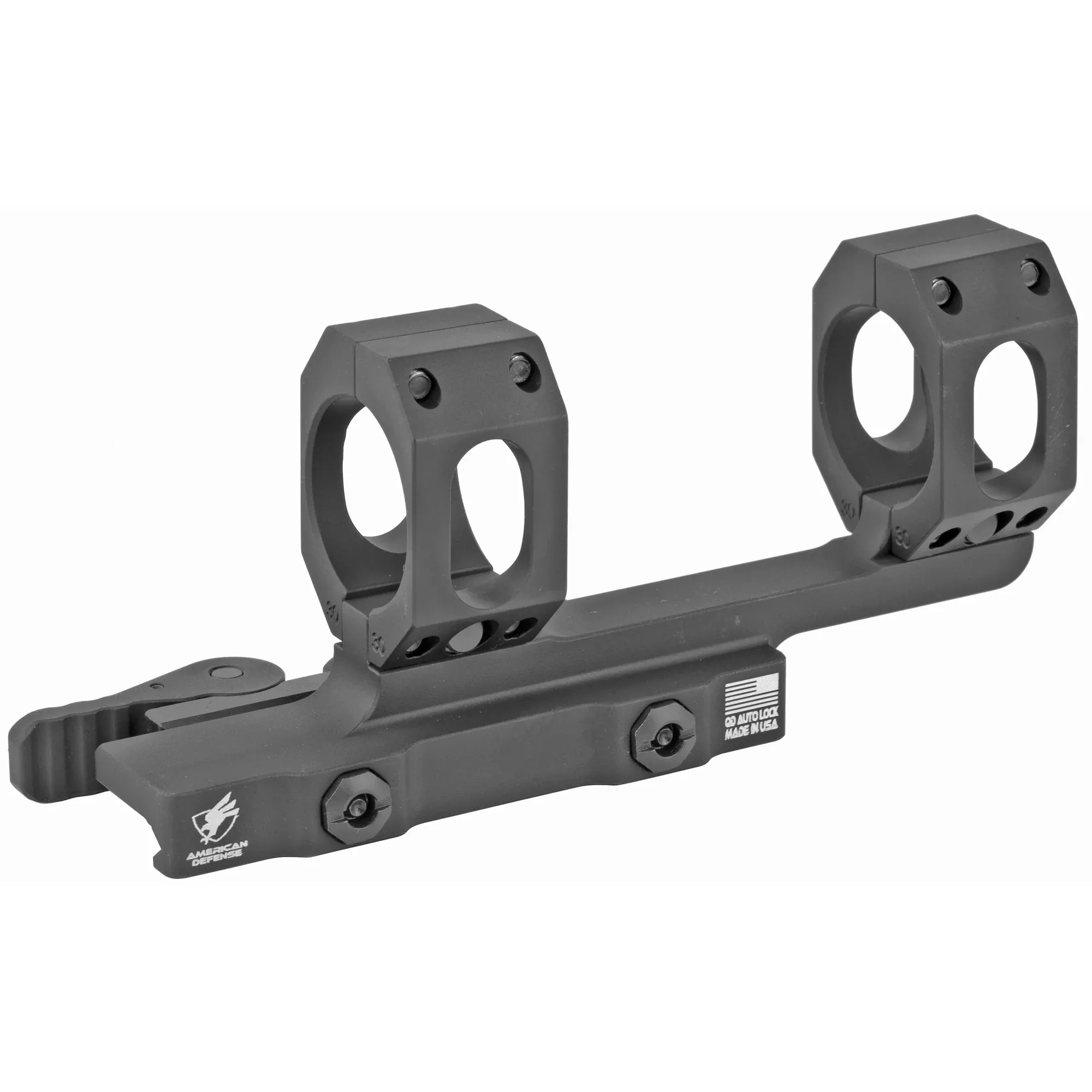 American Defense Mfg. 30mm Dual QR Scope Mount – Quick-Release Design