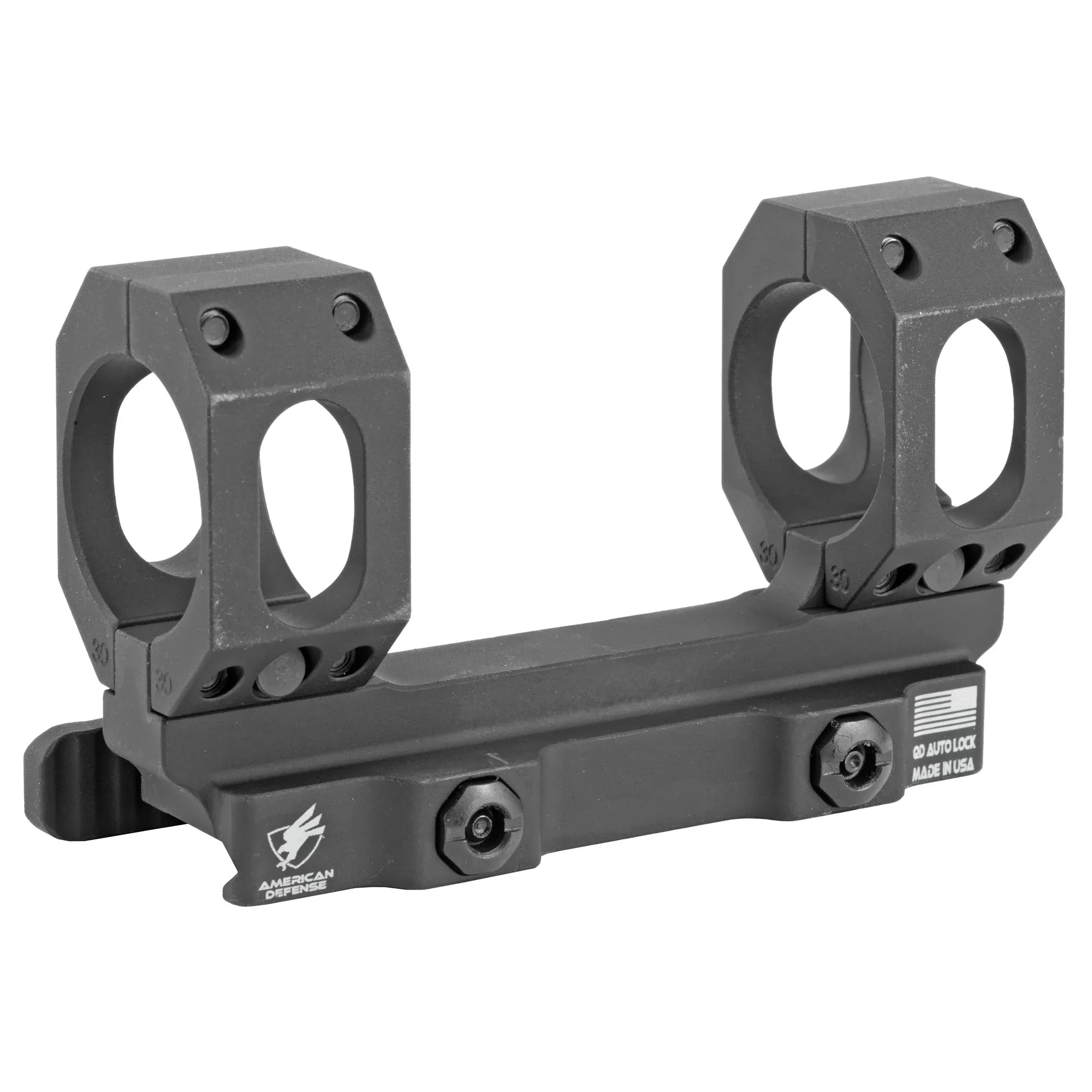 American Defense Mfg. AD-RECON Scope Mount 30mm – Quick-Detach Tactical Mount