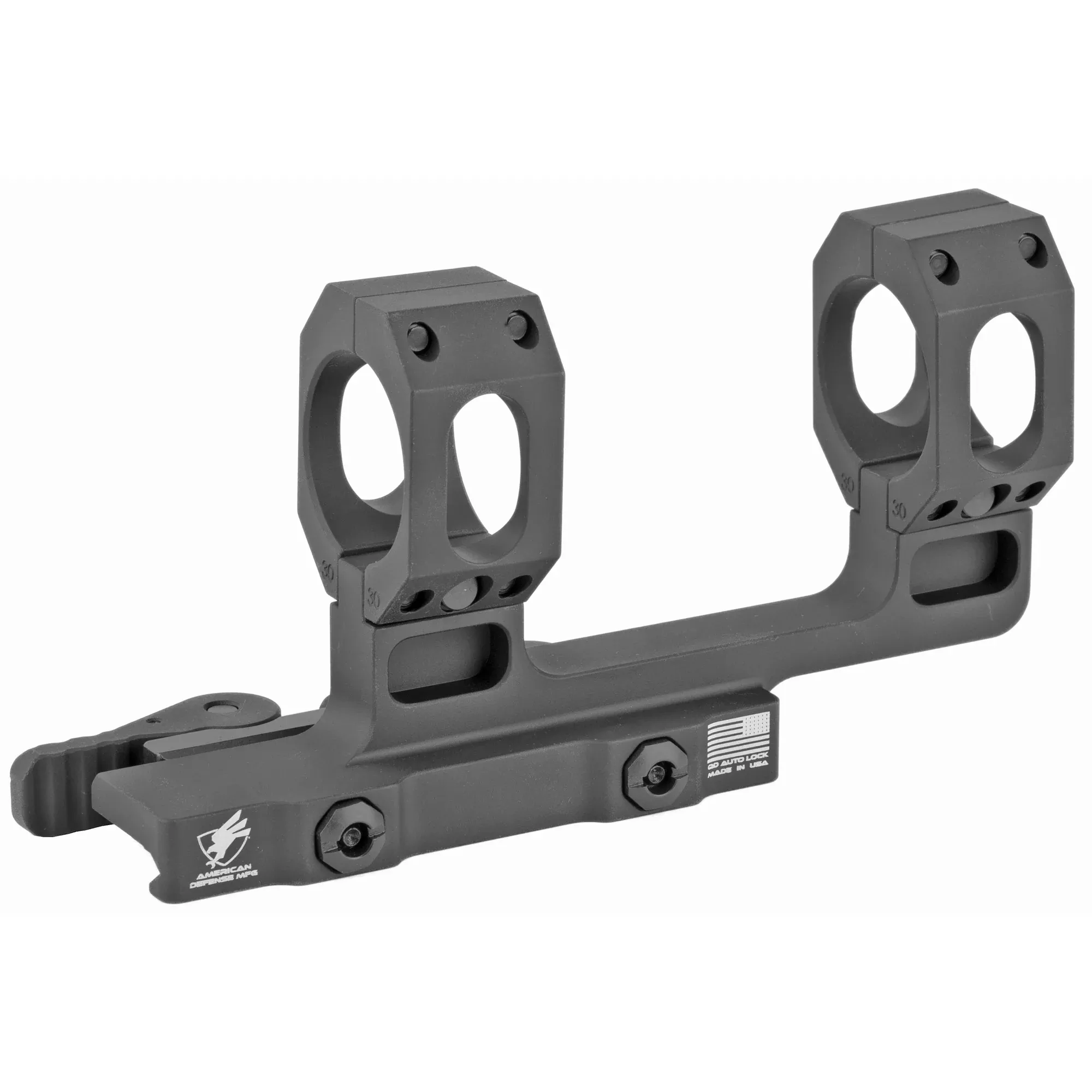 American Defense Mfg. RECON-H 30mm Scope Mount – Dual Quick Release Levers