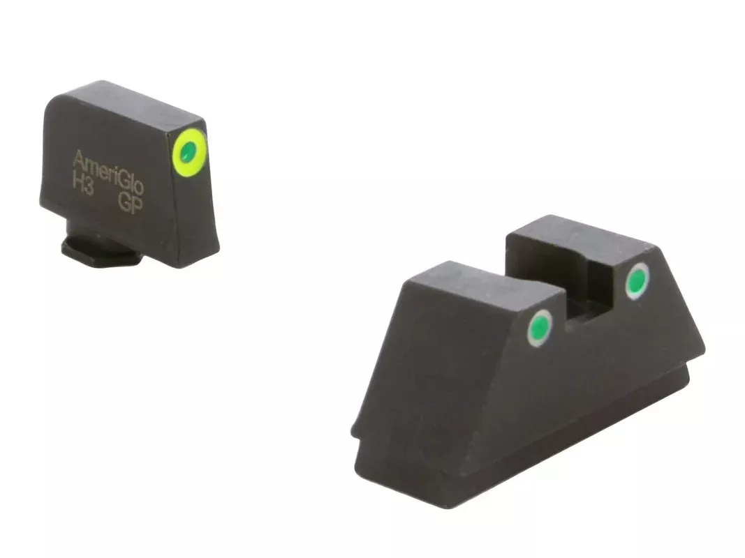 AmeriGlo GL-333 Optic Compatible Sight Set – For Glock