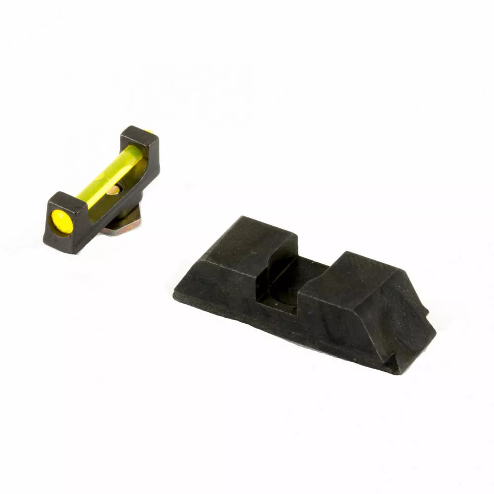 AmeriGlo For Glock Lower Fiber Optic Amber/Black