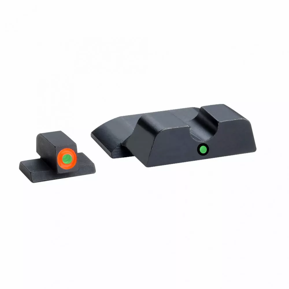 AmeriGlo S&W M&P Shield I-Dot Orange/Green Set