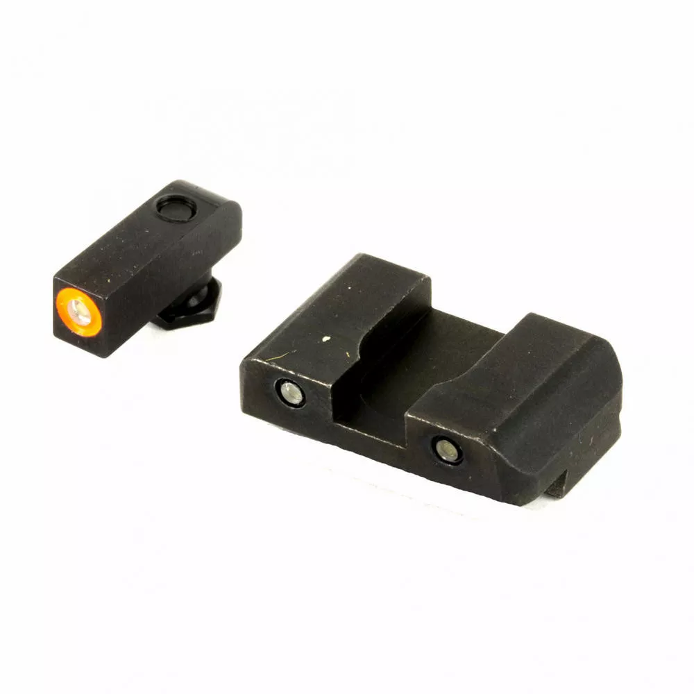 AmeriGlo Spartan Orange/Green Set For Glock17/22