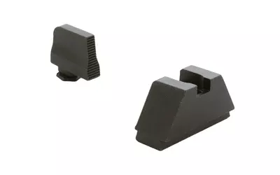 AmeriGlo Suppressor Height Sights for Glock Large Frame – Black Serrated