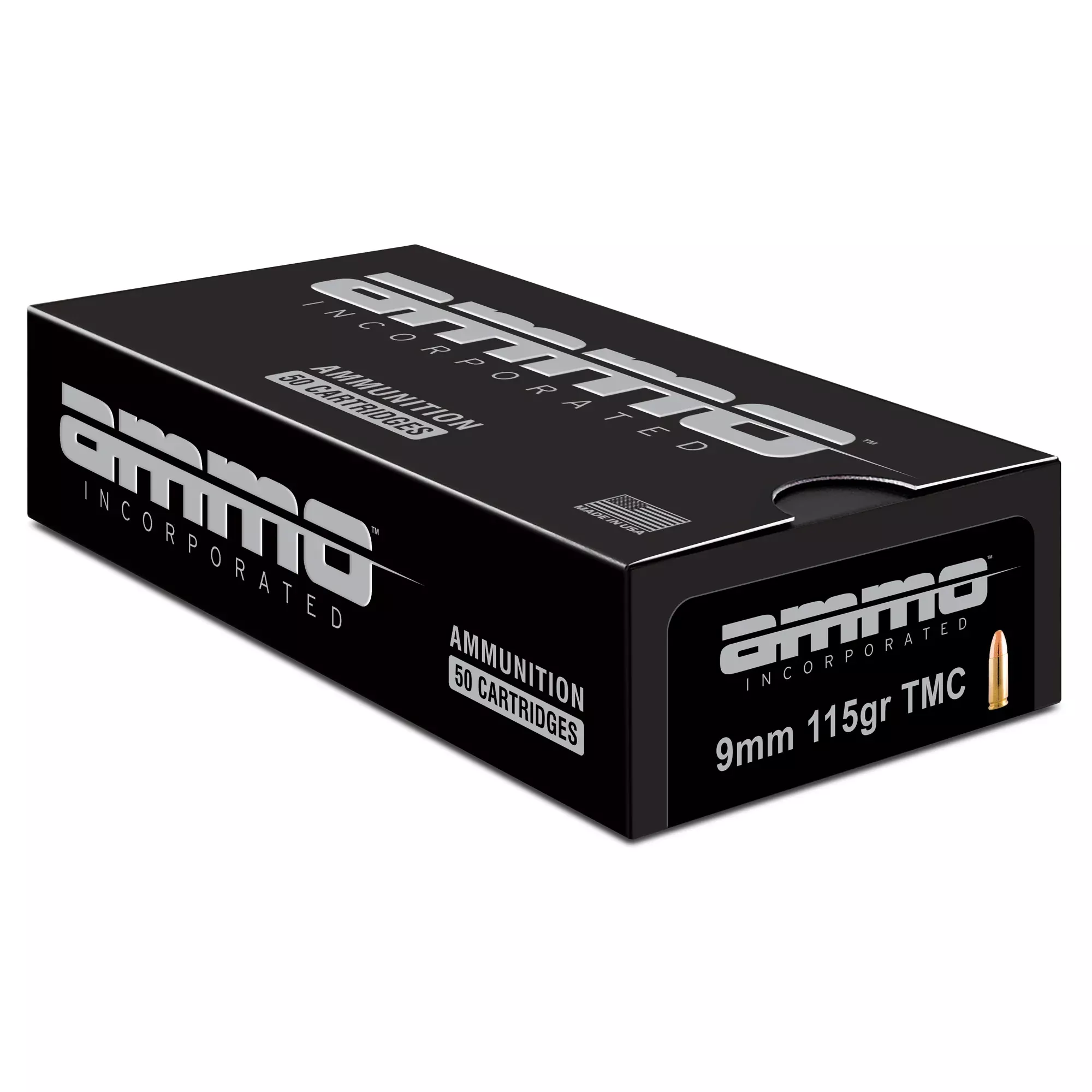 Ammo Inc 9mm 115gr TMC – 50 or 1000 Rounds