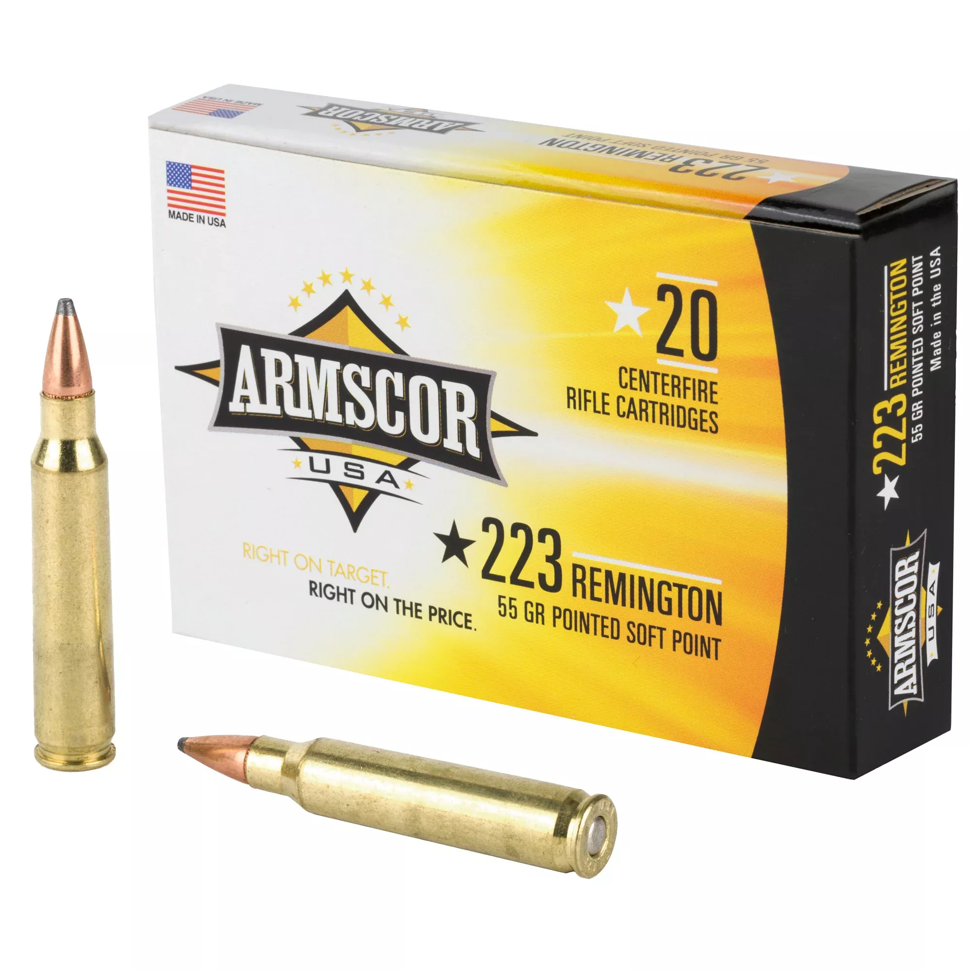 Armscor .223 Remington 55gr PSP – 20 Rounds