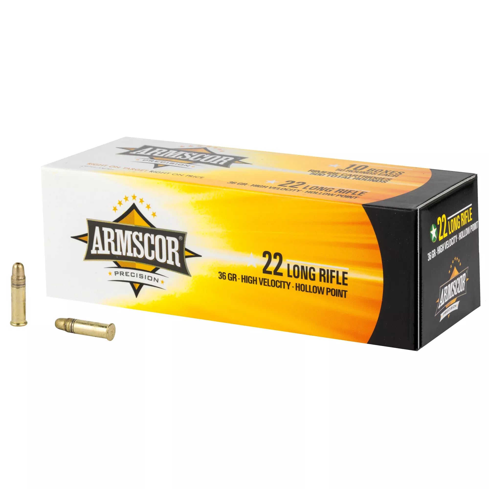 Armscor 22LR 36gr High Velocity Hollow Point – 50 Rounds