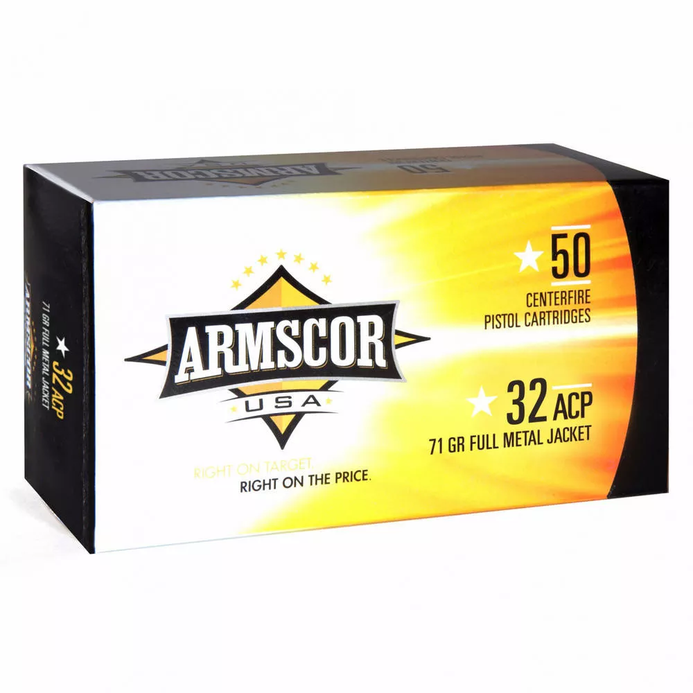 Armscor 32ACP 72 Grain Full Metal Jacket 50/1000