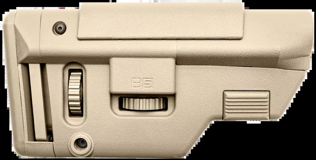 B5 Systems CPS1305 Precision FDE Synthetic Adjustable with Cheek Riser Fits ARPlatform