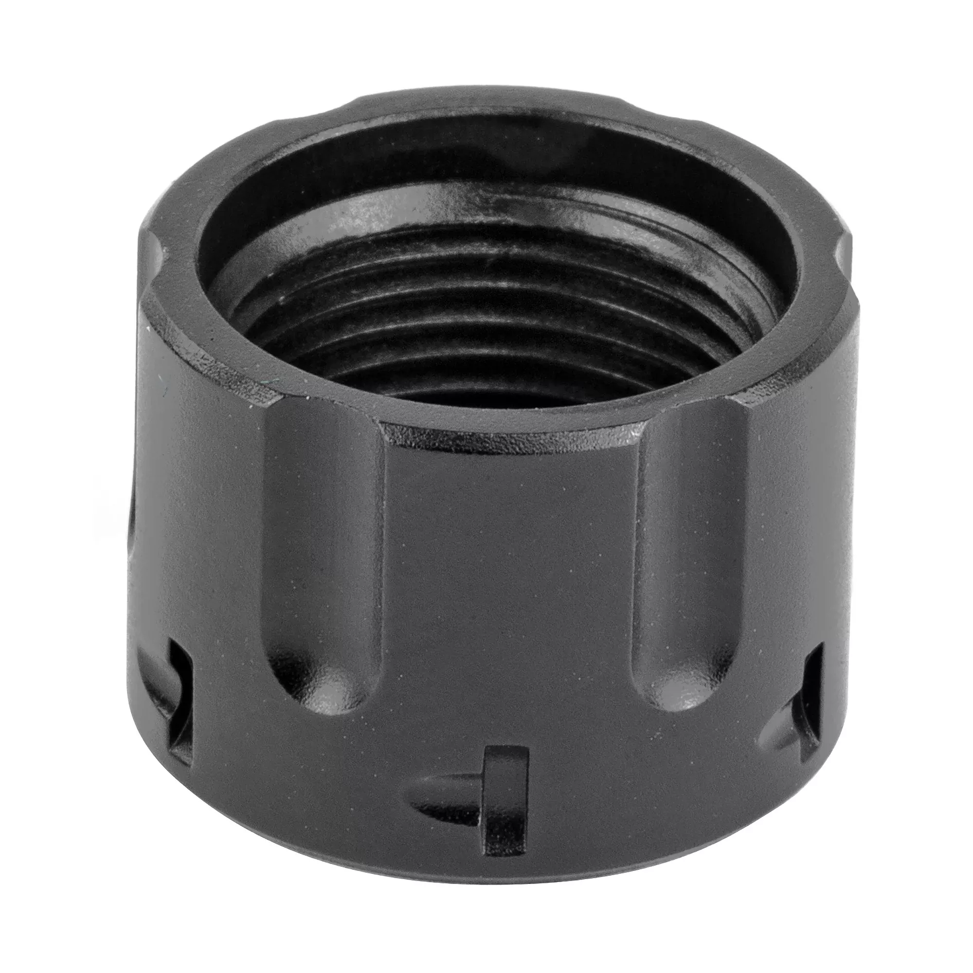 Backup Tactical Thread Protector 1/2x28 Cylindrical Black