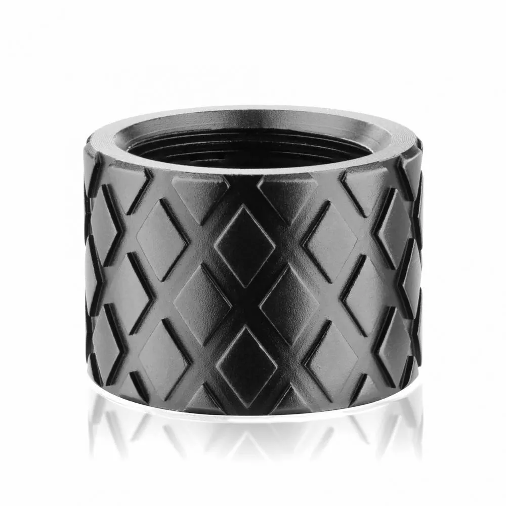 Backup Tactical Thread Protector 1/2x28 Hash Marks Black