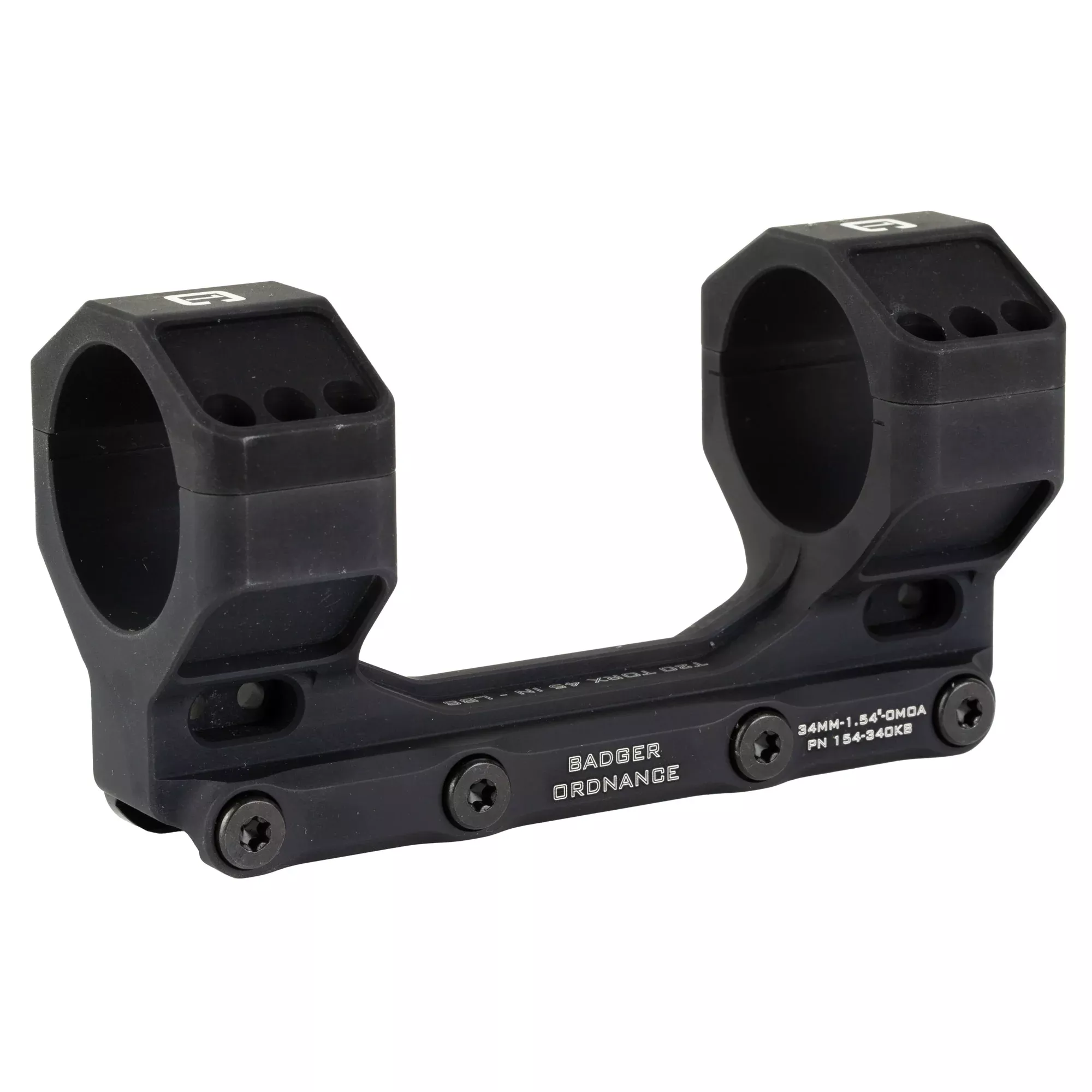 Badger Ordnance Condition One Modular (COM) Max 34mm Scope Mount – 1.54" Height