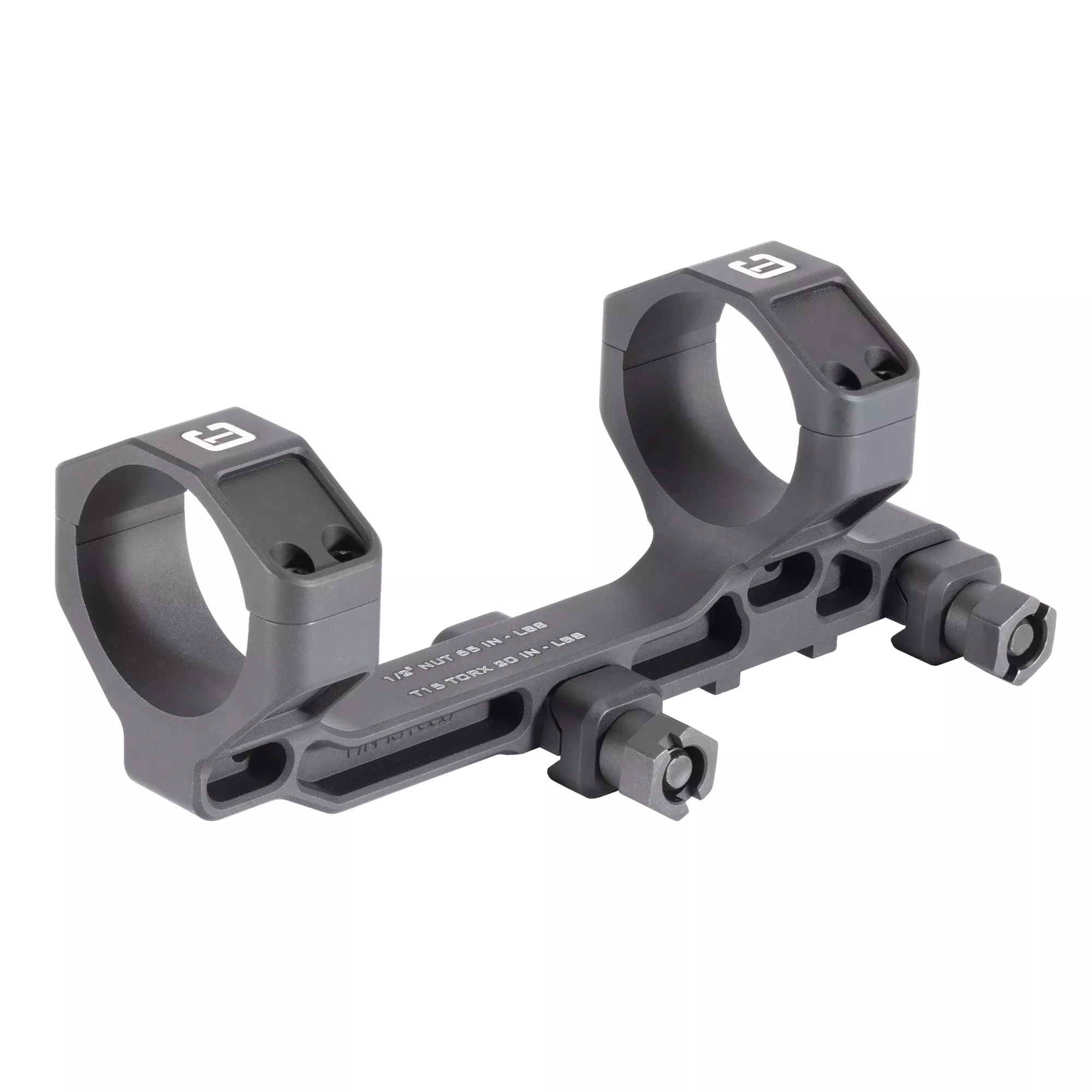 Badger Ordnance Condition One Modular Mount (COMM) 34mm 1.54" Height 20 MOA – Black