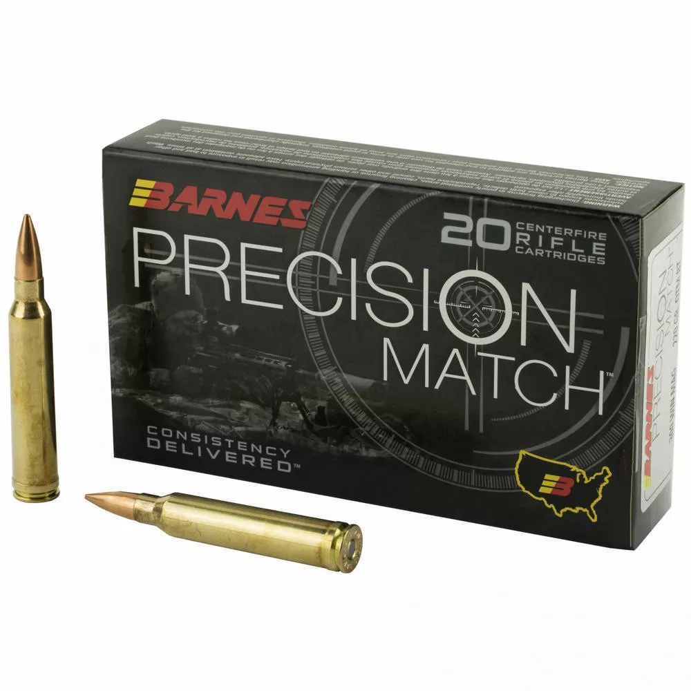 Barnes Precision Match Boat Tail 300Win 220 Grain 20/200