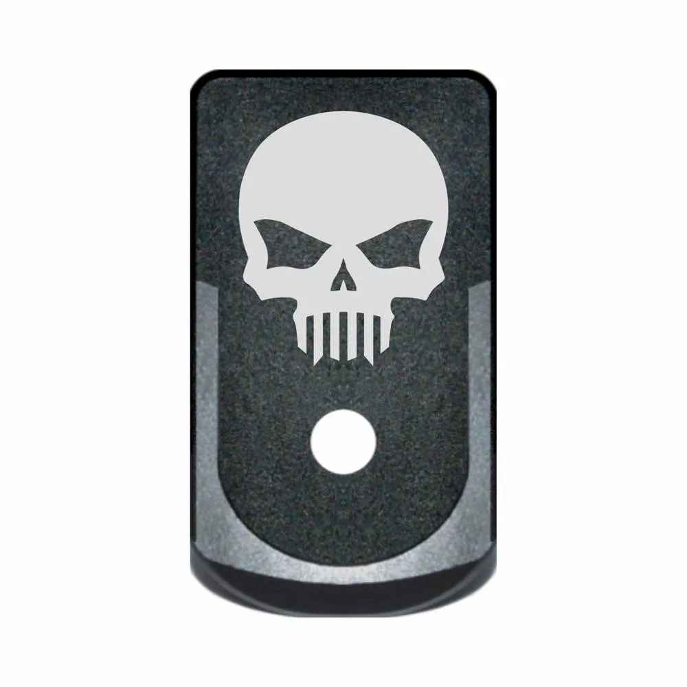 Bastion Magazine Base Plate for Glock 43 Skull