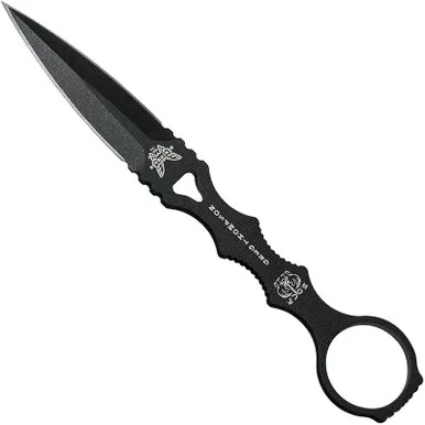 Benchmade 176BKSN SOCP Skeletonized Dagger, Plain Edge Blade w/ Sand Sheath
