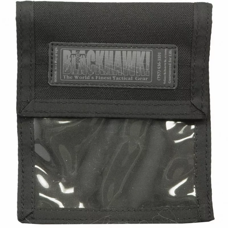 Blackhawk Neck Badge/Pen I.D. Holder Black