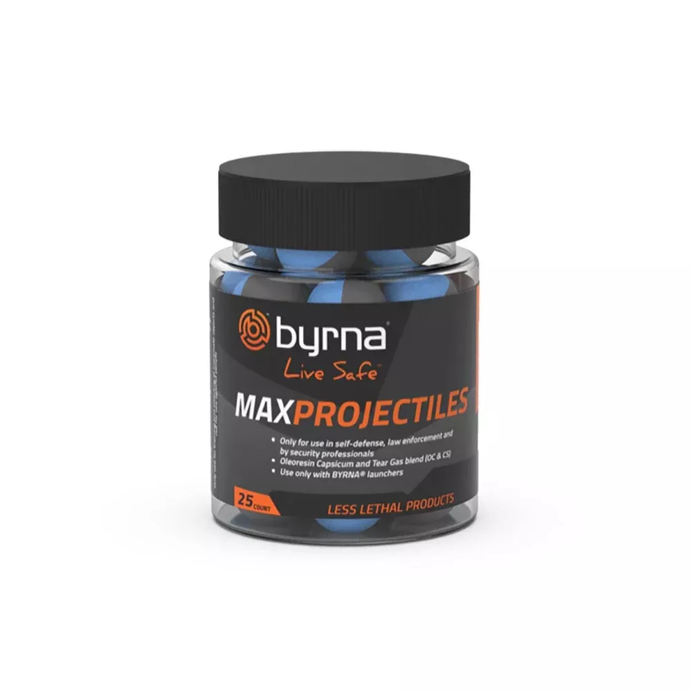 Byrna Technologies Byrna Max Projectiles 25-Pack – .68 Caliber Non-Lethal Rounds