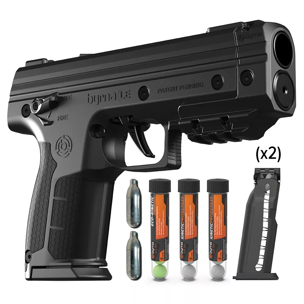 Byrna Technologies LE Kinetic Kit Black – Non-Lethal Training and Defense Accessory
