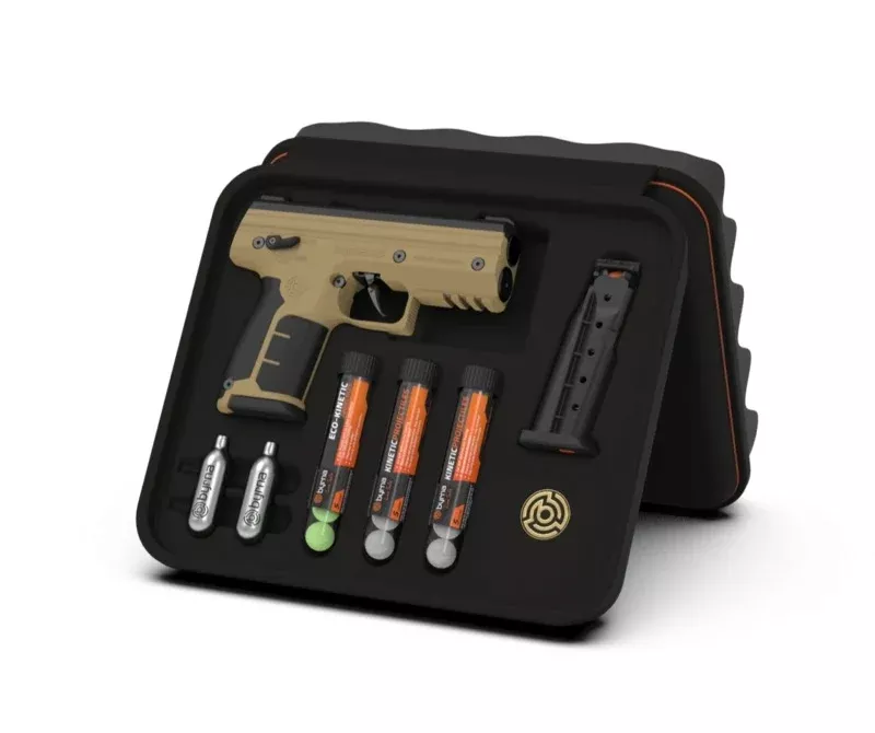 Byrna Technologies SD Kinetic Kit Tan – Complete Non-Lethal Defense System