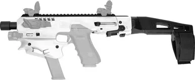 Caa Mck Micro Conversion Kit - Glock 9/40 W/brace White