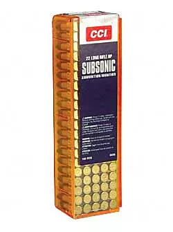 Cci 22 Subsonic 40 Grain Hollow Point 100/5000