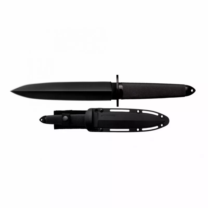 Cold Steel Tai Pan Fixed Blade Knife Plain Edge Blade 7.5" Black Handle