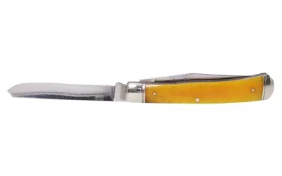 Cold Steel Trapper 3.3" Folding Knife – Yellow Bone Handle
