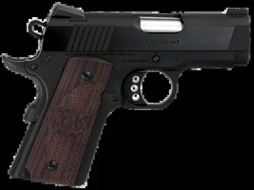 Colt 1911 Defender Single 45 ACP 7+1 Black Cherry/Blued
