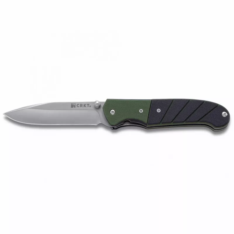 Columbia Ignitor 3.38" Plan Modified Drop Point Green/Black