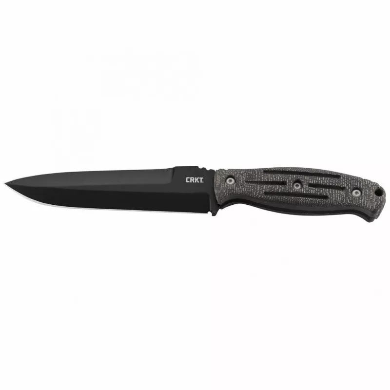 Columbia OC3 6" Fixed Blade Knife Drop Point Plain Edge Black