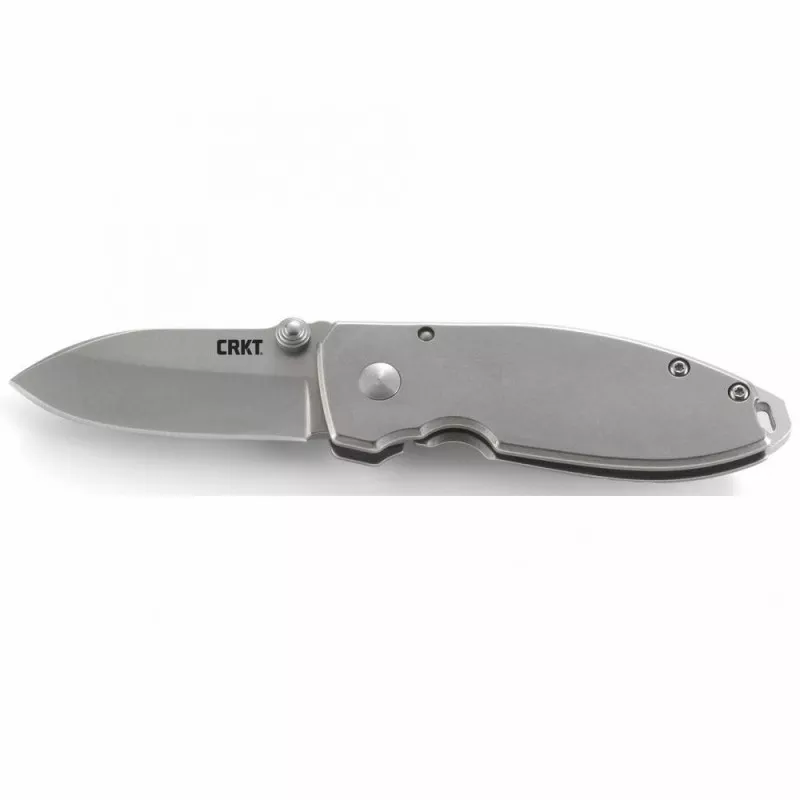 Columbia River Burnley Squid Folding Knife Frame Lock Silver