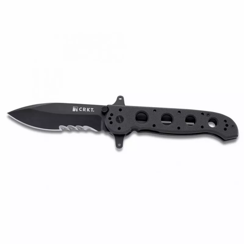 Columbia Special Forces 3.875" Folding Knife Deep Bellied Spear Point Combo Edge