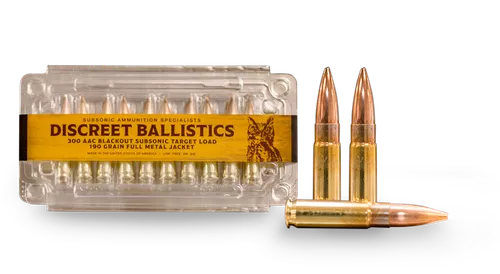 Discreet Ballistics - 300 AAC Blackout - 190gr Subsonic Target Load 40rd Box