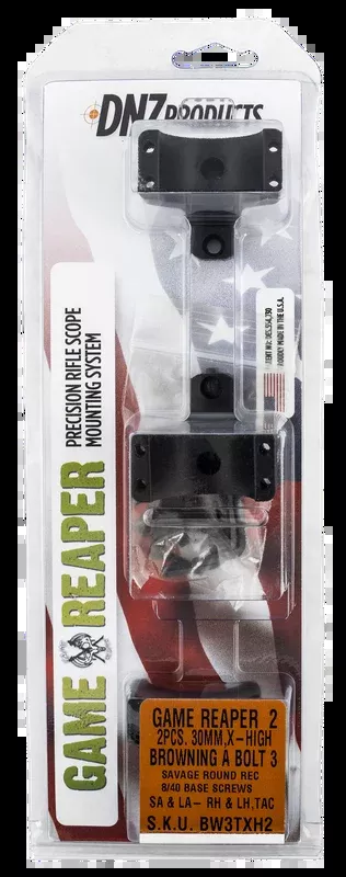 DNZ BW3TXH2 Game Reaper 2 Scope MountRing Combo Matte Black 30mm Browning