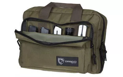 Drago Gear Double Pistol Case Green